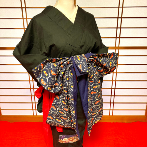 浴衣用特別仕立 竜宮 十 さや花花魁帯『松竹梅番結美』 和装小物