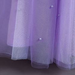 子供用ドレスプリンセススカート新型ウェディングドレスポンポンスカート女の子がピアノ公演服を持ってアノ公演服を司会 誕生日 5枚目の画像