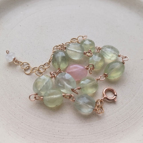 プレナイトのブレスレット ブレスレット Momo 通販 16034847｜Creema