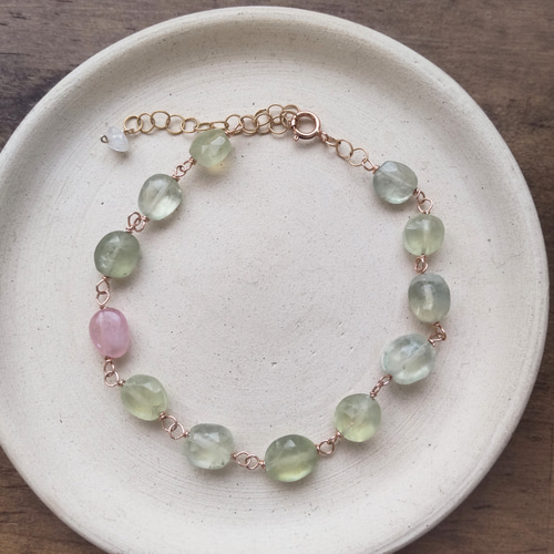 プレナイトのブレスレット ブレスレット Momo 通販 16034847｜Creema