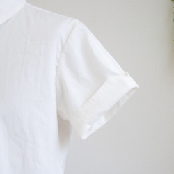 【完全一点物】半袖タイトシャツ（ホワイト） 7枚目の画像