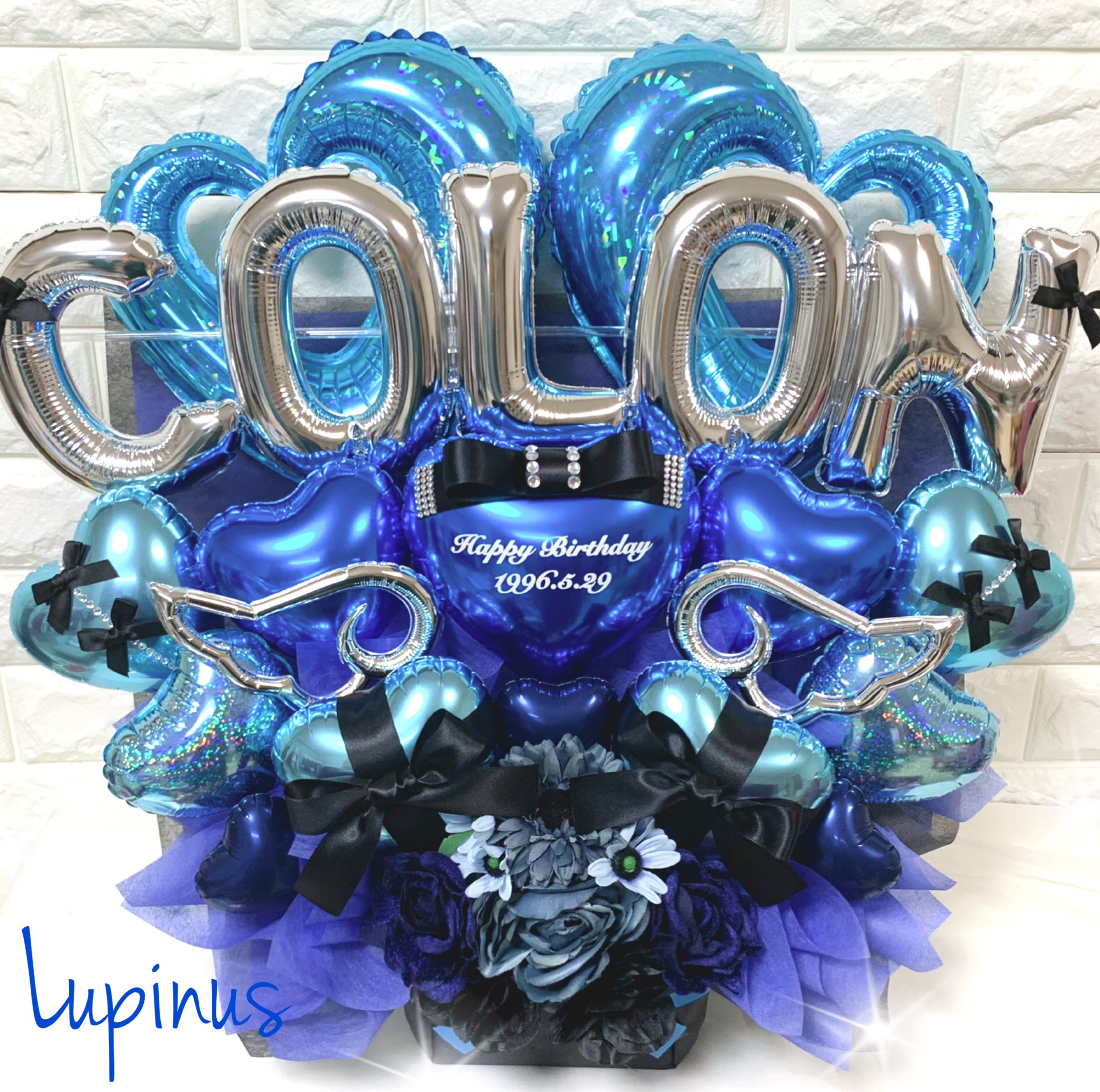 【推し活】バルーンアレンジ 5文字 生誕祭 誕生祭 卒業式 成人式