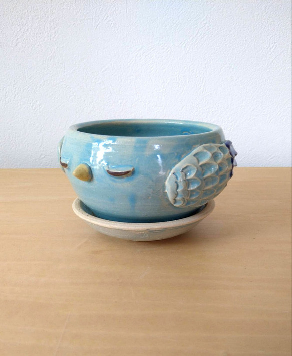 鳥の植木鉢Ⅳ 一輪挿し・花瓶・花器 potterytoi 通販 16035784｜Creema