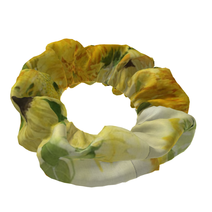 【受注生産】３絵柄　向日葵シュシュとパラシュート生地エコバック夏の福袋セット