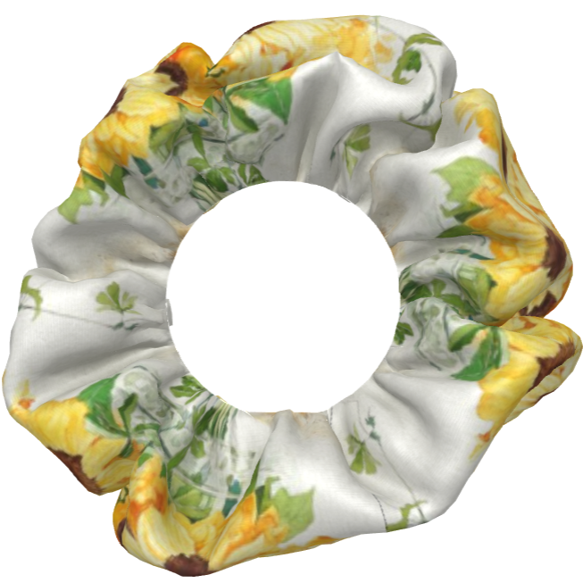 【受注生産】３絵柄　向日葵シュシュとパラシュート生地エコバック夏の福袋セット