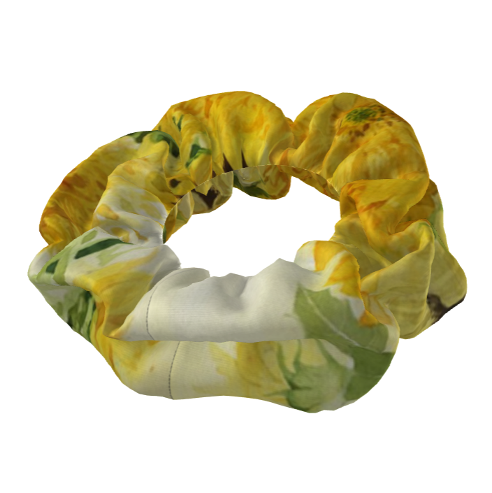 【受注生産】３絵柄　向日葵シュシュとパラシュート生地エコバック夏の福袋セット