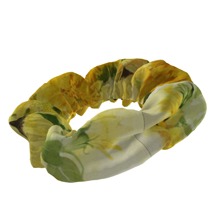 【受注生産】３絵柄　向日葵シュシュとパラシュート生地エコバック夏の福袋セット