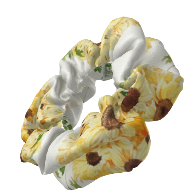 【受注生産】３絵柄　向日葵シュシュとパラシュート生地エコバック夏の福袋セット