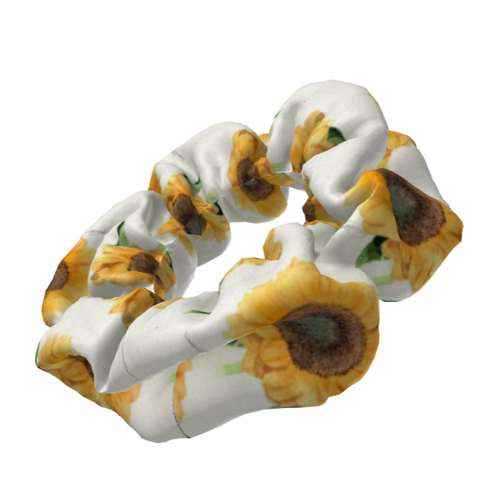 【受注生産】３絵柄　向日葵シュシュとパラシュート生地エコバック夏の福袋セット