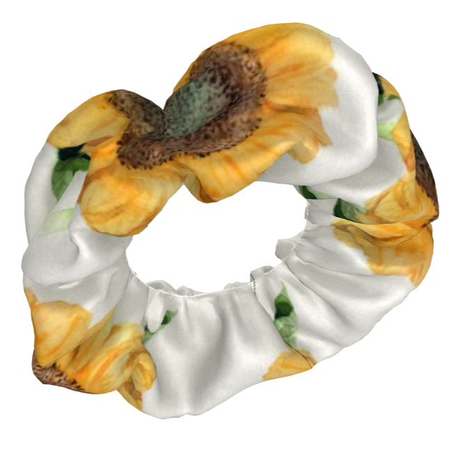 【受注生産】３絵柄　向日葵シュシュとパラシュート生地エコバック夏の福袋セット