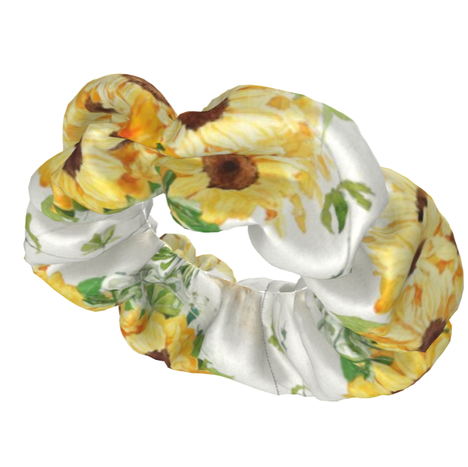 【受注生産】３絵柄　向日葵シュシュとパラシュート生地エコバック夏の福袋セット