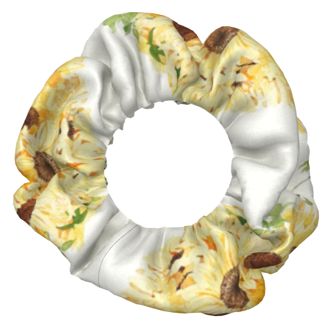 【受注生産】３絵柄　向日葵シュシュとパラシュート生地エコバック夏の福袋セット