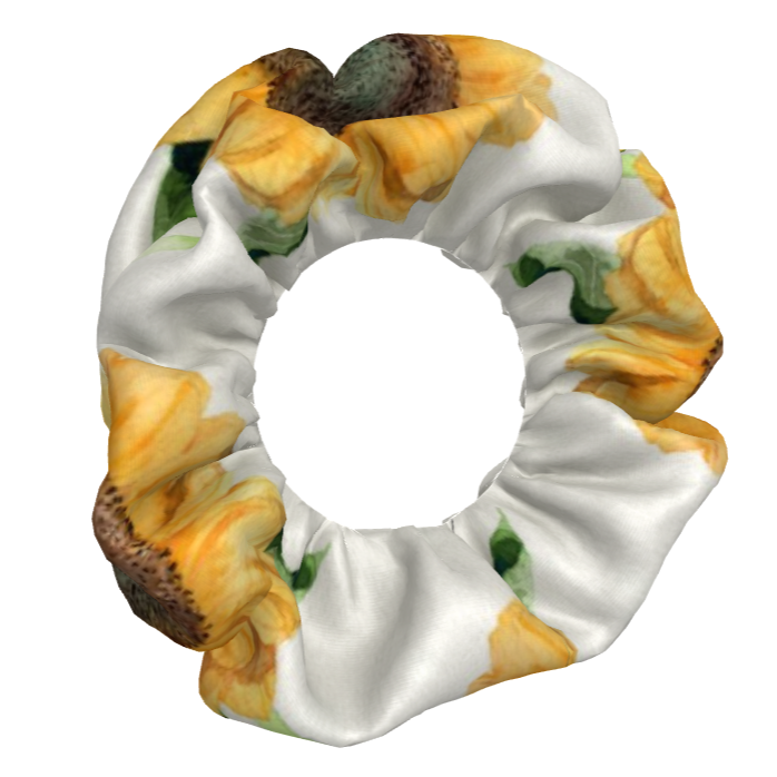 【受注生産】３絵柄　向日葵シュシュとパラシュート生地エコバック夏の福袋セット