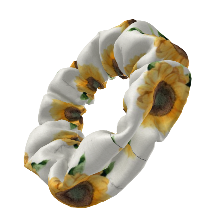 【受注生産】３絵柄　向日葵シュシュとパラシュート生地エコバック夏の福袋セット