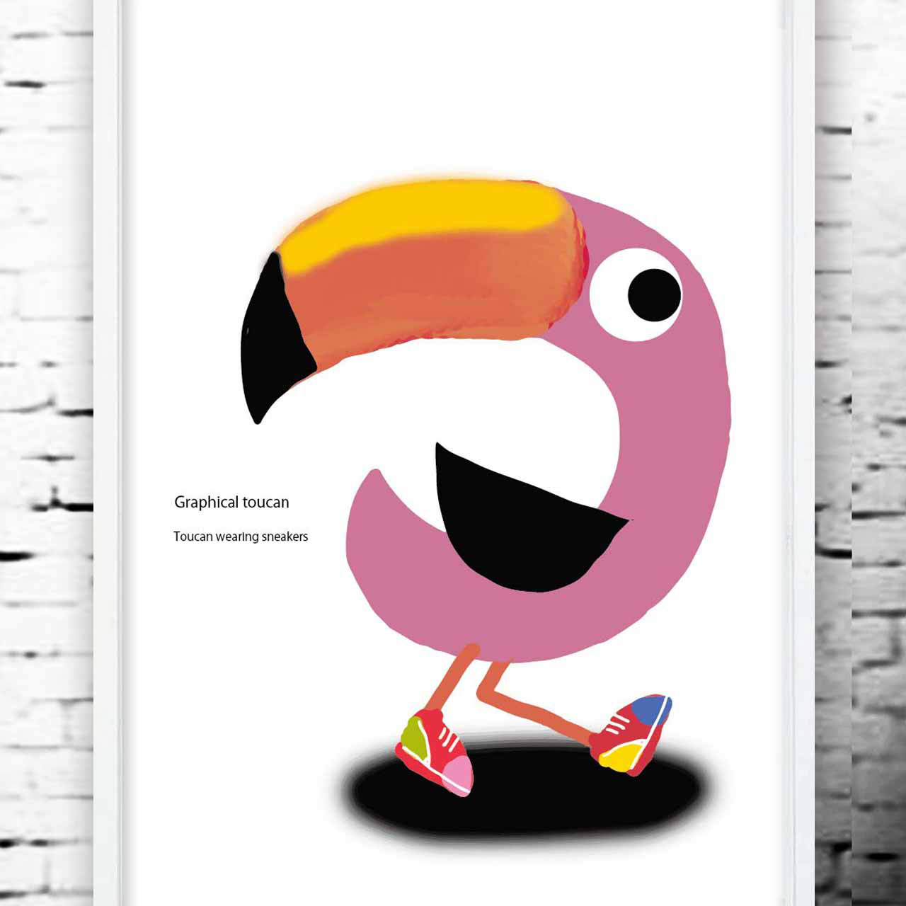 スニーカー　オオハシ　イラスト　ポスター　A4 A3 A2 A1　アートポスター　アート　sei（新着順）で検索1496