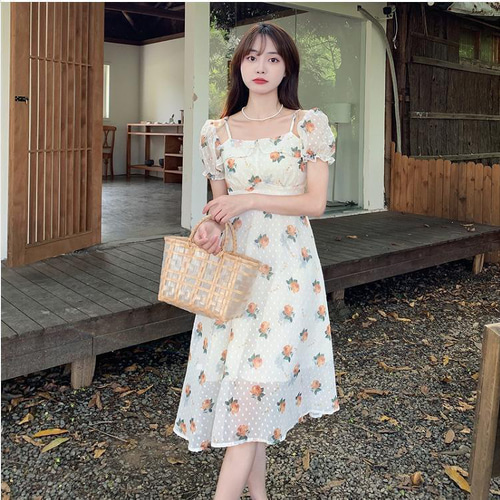 レディース 春 夏 ワンピース 花柄 オフショルダー 新品
