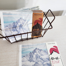 【水彩画】山のポストカード「剣の路」 2枚目の画像