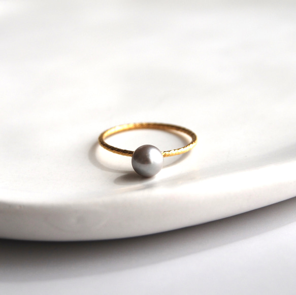 【MEJURI】パールリング 14K 関税込 淡水パール MEJURI】パールリング 14K 関税込 淡水パール 指輪・リング