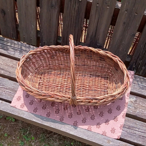 あけび　大きなかご あけびの大きなかご フリーボックス・小物入れ 花結び 通販 16037039