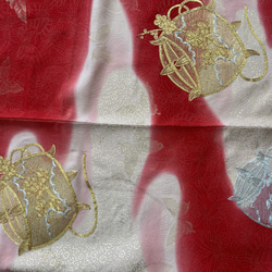 受注制作 ✳︎１点物 ✳︎ アンティーク  正絹   着物リメイク フォーマルワンピース 9号/11号/13号 4枚目の画像