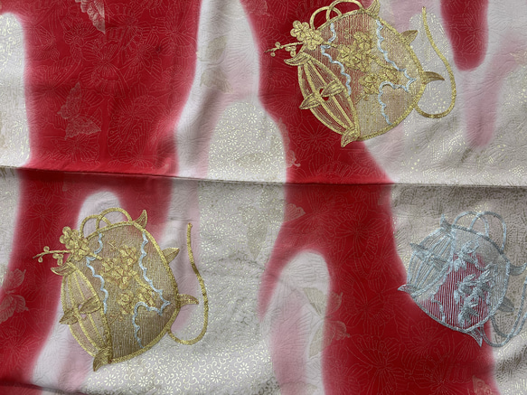 受注制作 ✳︎１点物 ✳︎ アンティーク  正絹   着物リメイク フォーマルワンピース 9号/11号/13号 4枚目の画像