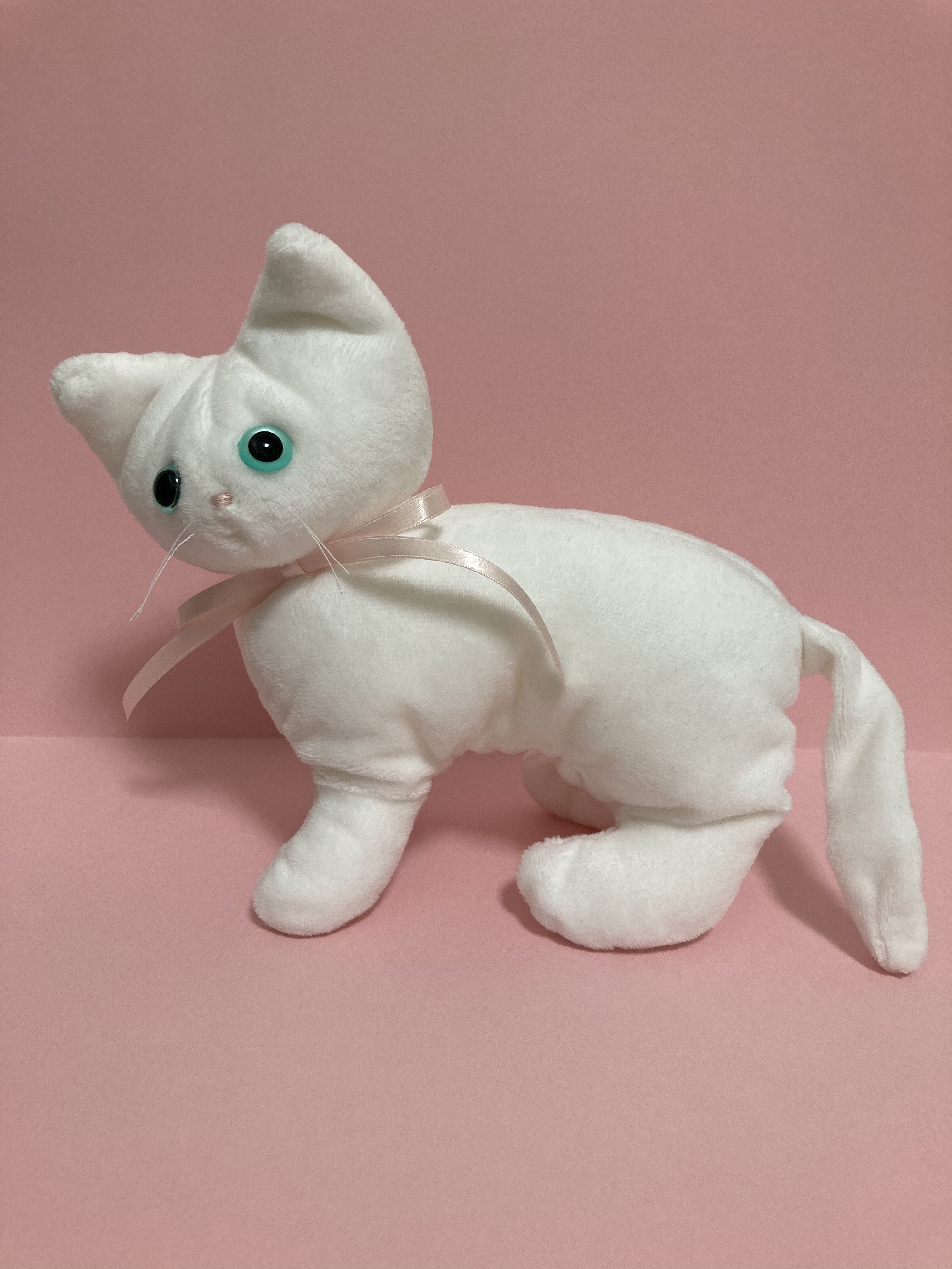 受注製作】白猫ちゃんのぬいぐるみ ぬいぐるみ charuru 通販