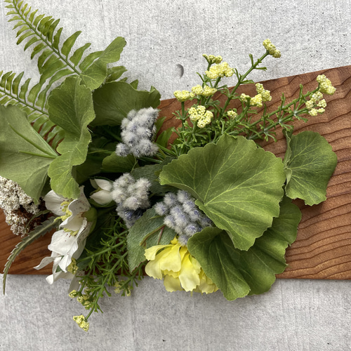 アーティフィシャルフラワー】ウッドボード アーティフィシャル