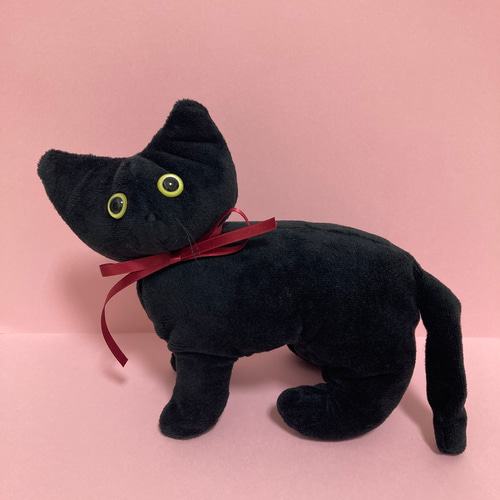 【開店記念セール！】 受注製作】黒猫ちゃんのぬいぐるみ 通販 charuru ぬいぐるみ その他