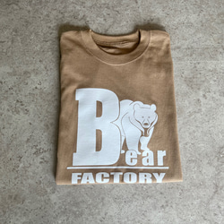 大號印花很可愛♪成人動物T卹“熊” 第4張的照片