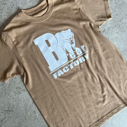 大號印花很可愛♪成人動物T卹“熊” 第6張的照片