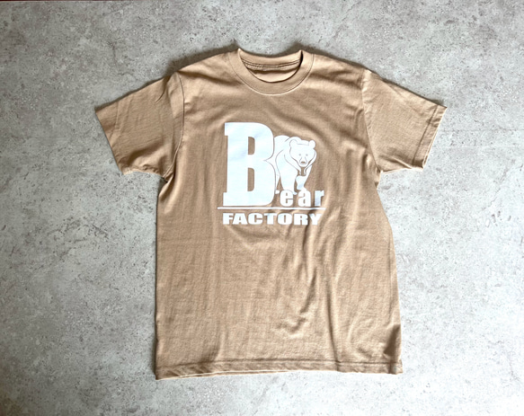 大號印花很可愛♪成人動物T卹“熊” 第1張的照片