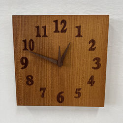木の時計＜けやき＞　壁掛け時計　kec-1108 1枚目の画像