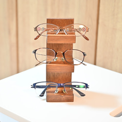 メガネスタンド　眼鏡　サングラス　ディスプレイ　ホルダー　収納　手作り 3枚目の画像