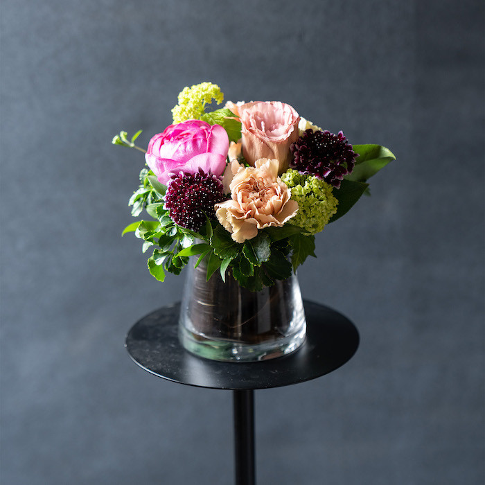 Glassフラワーアレンジメント Mサイズ