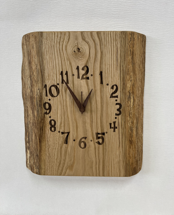 木の時計＜栗＞ 壁掛け時計 kuc-142 掛け時計・置き時計 テーブル工房