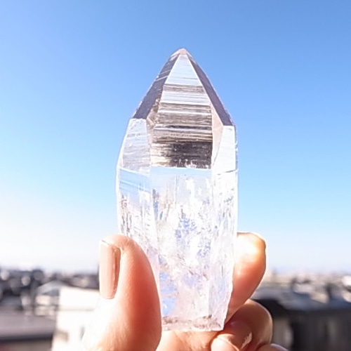 虹入り　高品質　コロンビア産　レムリアンシード　水晶　　ポイント　A コロンビアレムリアンシード ポイント 69g 虹入り 天然石