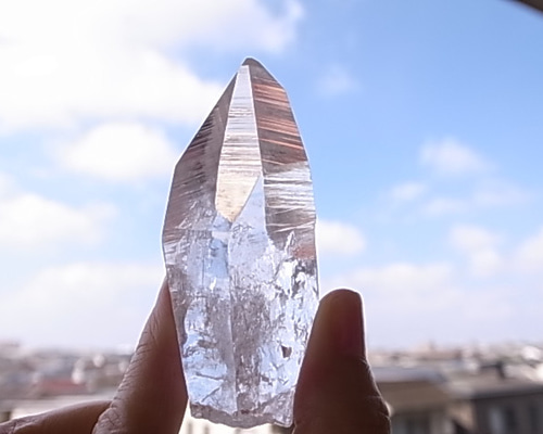 コロンビア産 レムリアンスフィア 50ミリ 繊細なキラキラ虹！ 神秘的