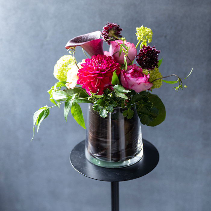 Glassフラワーアレンジメント Lサイズ