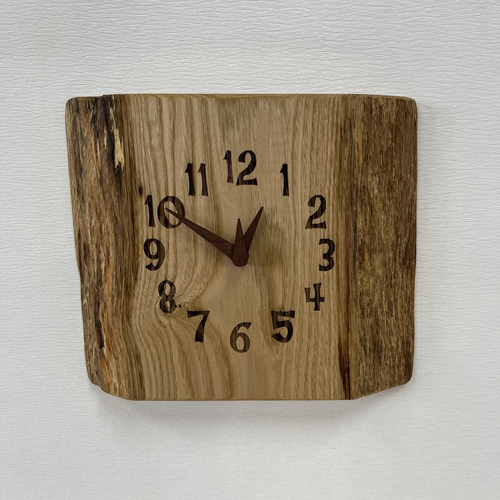 木の時計　掛時計　栗 栗の壁掛け時計 栗時計 chestnut clock | iichi 日々の暮らしを