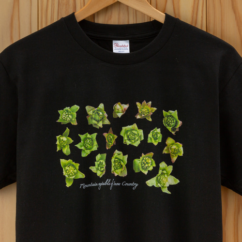ふるさと納税 十日町市 着る山菜!【ふきのとうTシャツ・ブラック】Sサイズ 着る山菜!【ふきのとうTシャツ・ブラック】Sサイズ | 新潟県