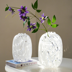 シンプルなガラスの花瓶 サイズA 4枚目の画像