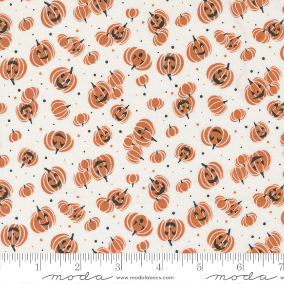 USAコットン(110×50) moda Spellbound おばけかぼちゃ 4枚目の画像