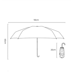 日焼けを防ぎます、 晴雨兼用、遮光 、遮熱 、 折り畳み傘 、 レディース 、手動開閉、収納袋付き 5枚目の画像
