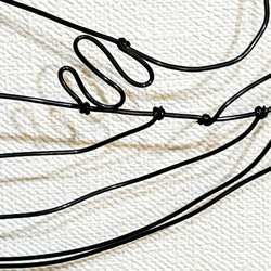 シロナガスクジラ②　くじら　クジラ　鯨　ワイヤーアート　立体　壁掛け【受注販売】 13枚目の画像