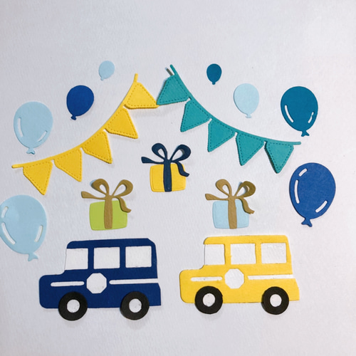 クラフトパンチ】☆アルバム飾り☆冬のクラフト☆男の子用