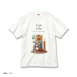 「絵描きのトラ」コットンTシャツ/送料無料 3枚目の画像