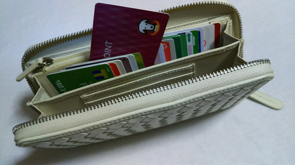⭐️100個限定‼︎⭐️ 訳あり⭐︎長財布に入るカード入れ20/カードケース/カード入れ/インナーカードケース/大容量. 6枚目の画像