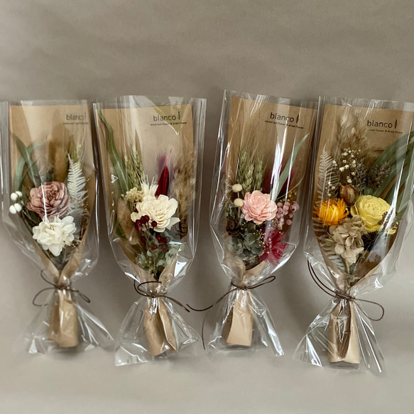 人気No.1】ミニブーケ（ロングタイプ） ドライフラワー florist BLANCO