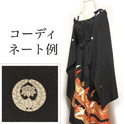 正絹】着物リメイク 訪問着ドレス&ショールのセット／キャミワンピース