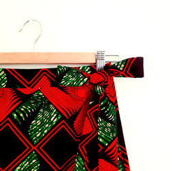 アフリカ布巻きスカート 5枚目の画像